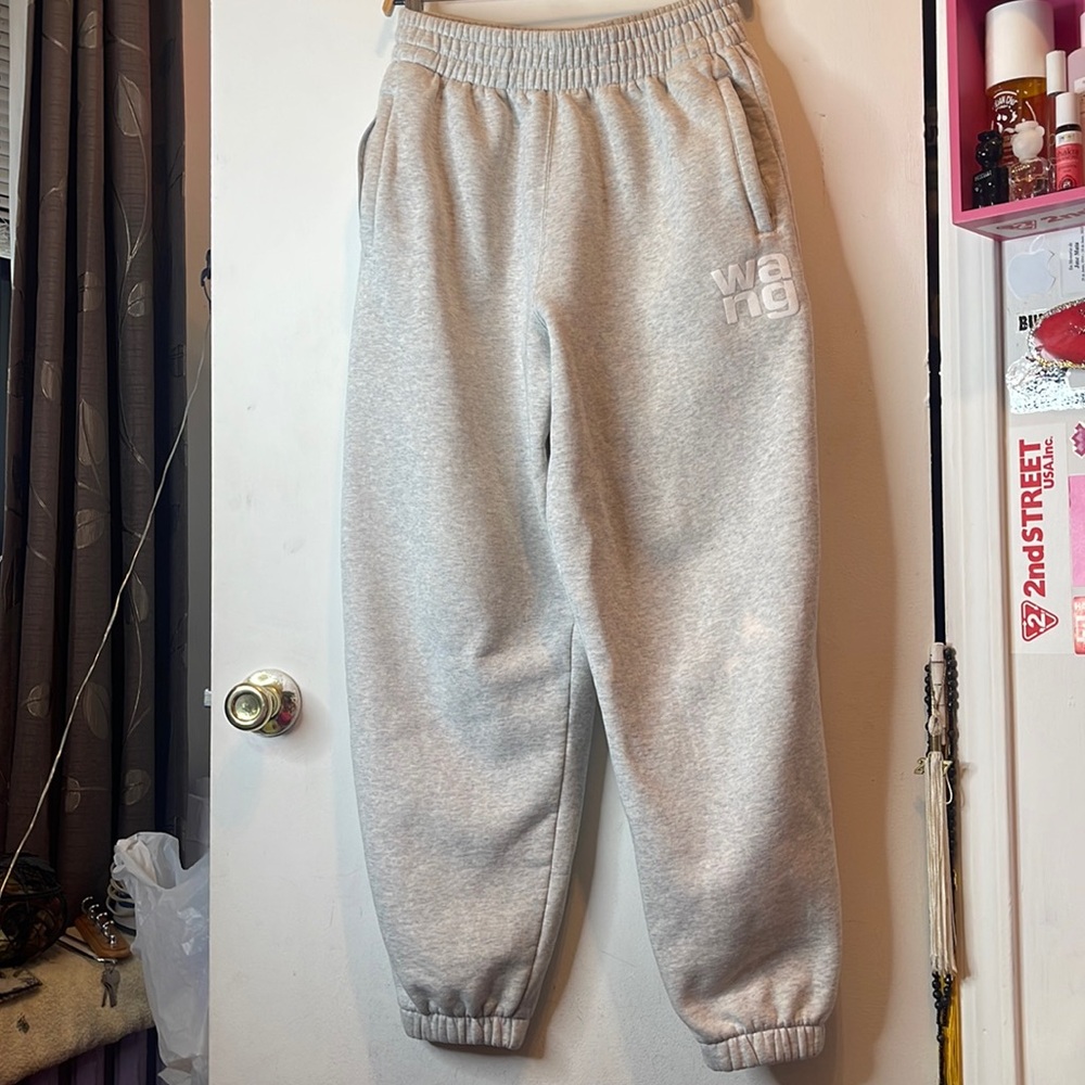 Alexander Wang Puff Logo Sweatpants